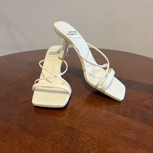 Jeffrey Campbell White Strappy Heels